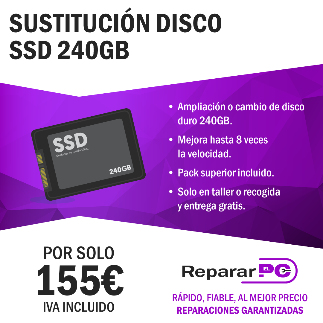 Cambio de disco duro a SSD