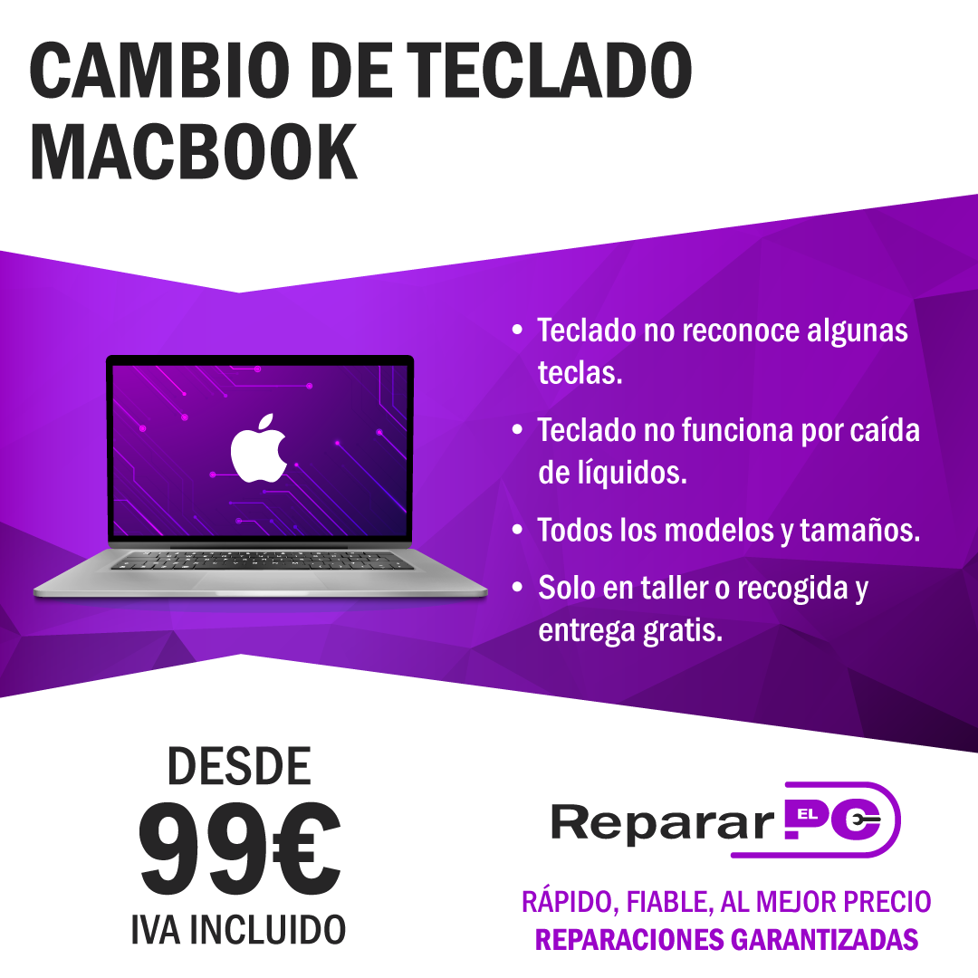 Cambio de teclado en MacBook