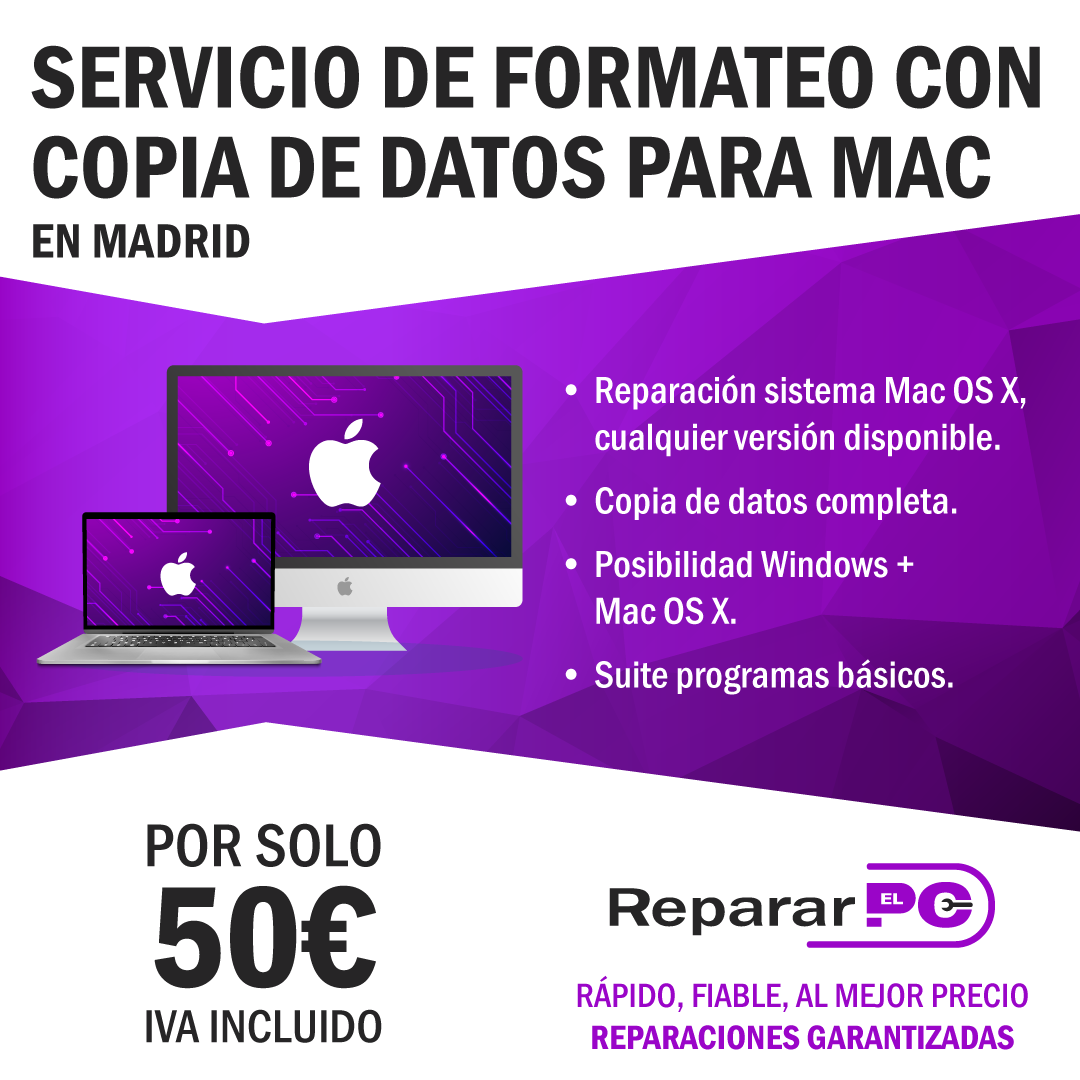 Formatear Mac con copia de seguridad