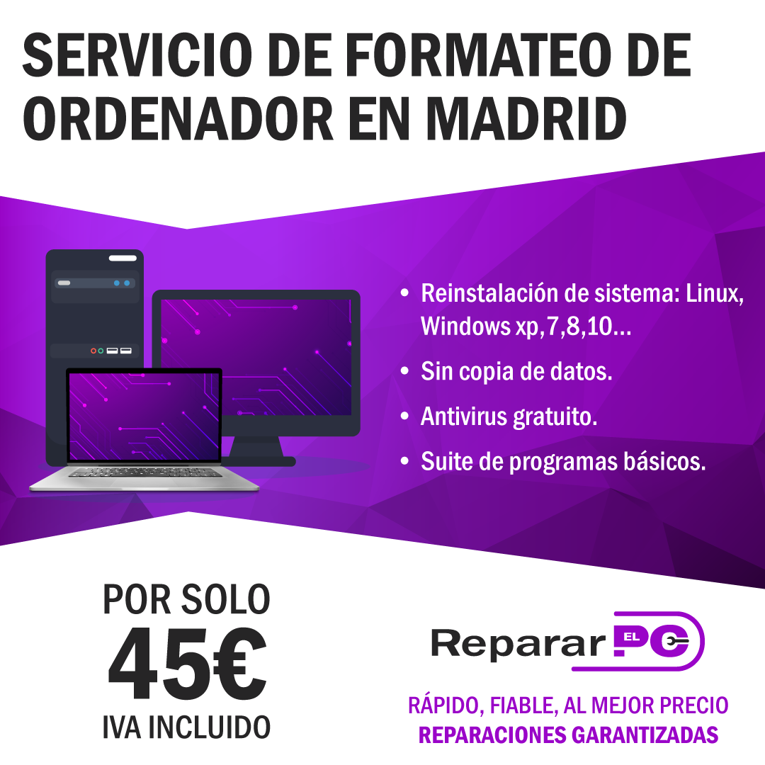 Formateo de ordenador