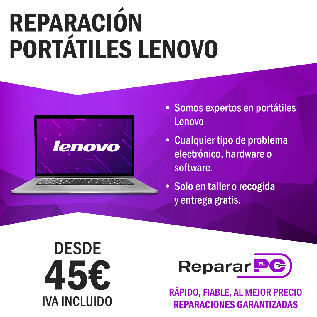 Reparación de portátiles Lenovo