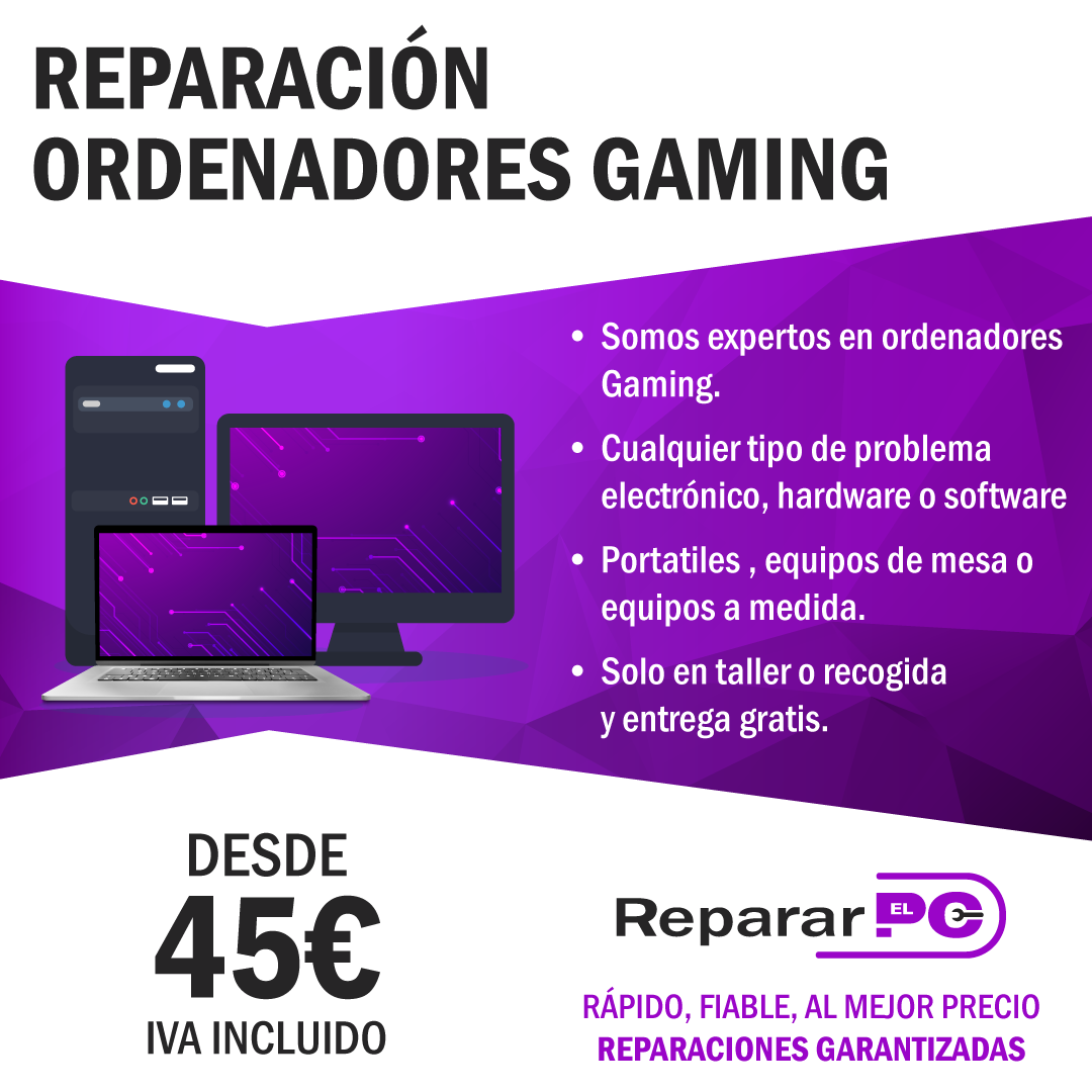 Reparación de ordenadores Gaming